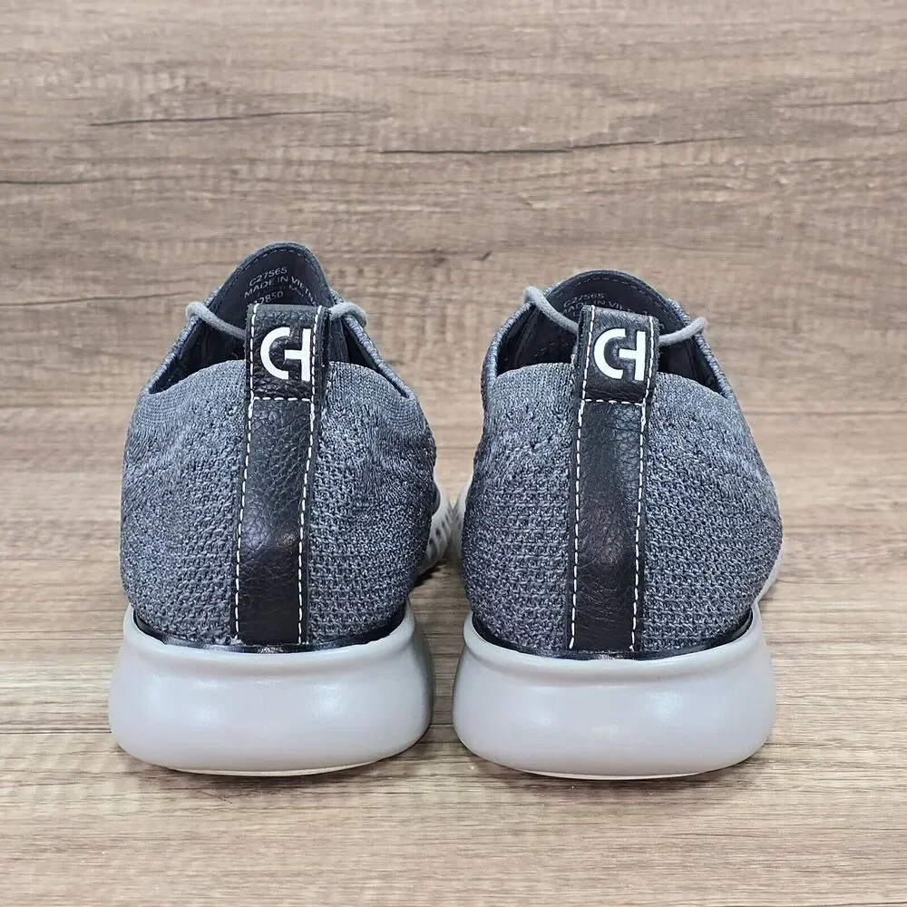 Cole Haan 2.ZeroGrand Men's Size 13M Gray Knit Wingtip Oxford Shoes (C27565)